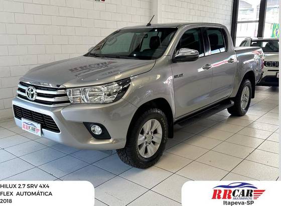TOYOTA HILUX 2.7 SRV 4X4 CD 16V FLEX 4P AUTOMÁTICO TOYOTA HILUX 2.7 SRV 4X4 CD 16V FLEX 4P AUTOMÁTICO